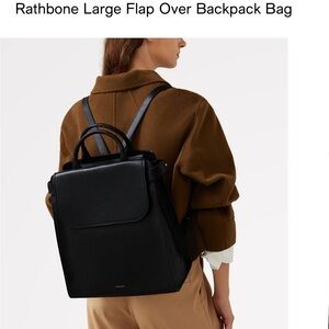 Rathbone Large Black Backpack Bag
